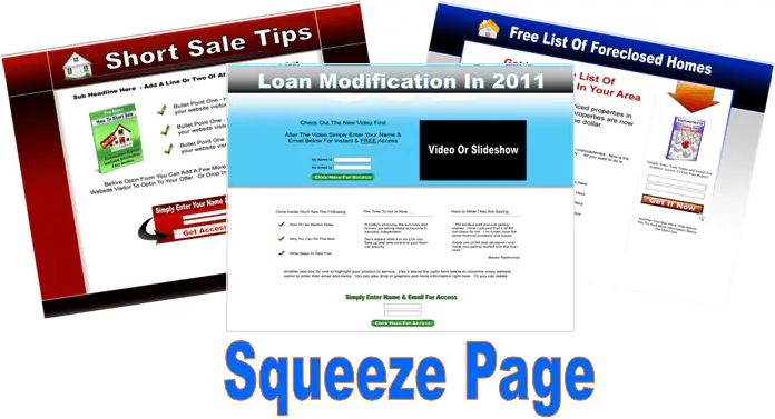 Squeeze page