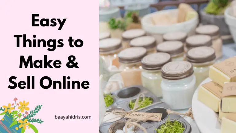 18 Easy Things To Make And Sell Online